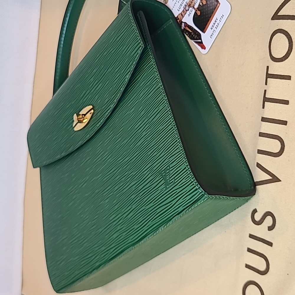 LOUIS VUITTON ULTRA RARE VINTAGE 1994 EPI LEATHER MALESHERBES BAG EXCELLENT COND - Picture 9 of 17